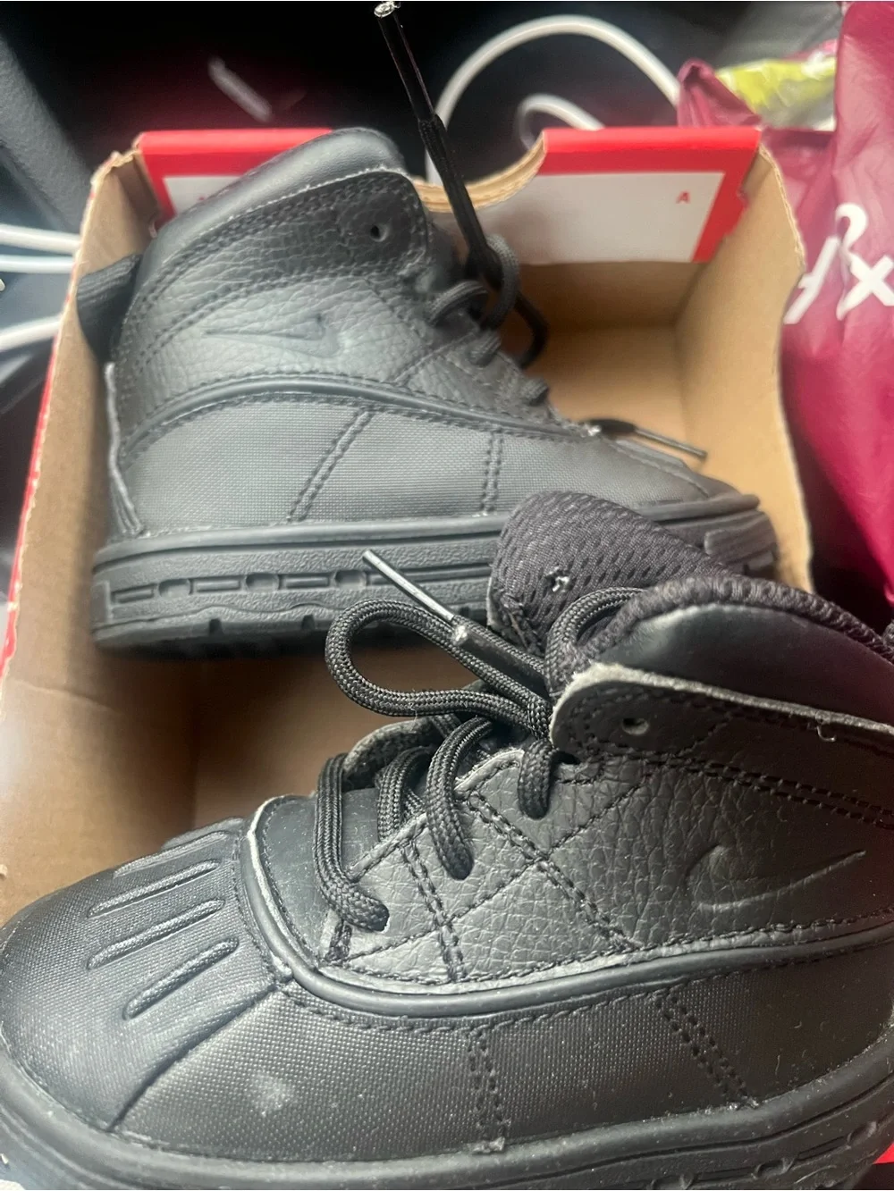 Nike Kids Black High-Top Sneaker